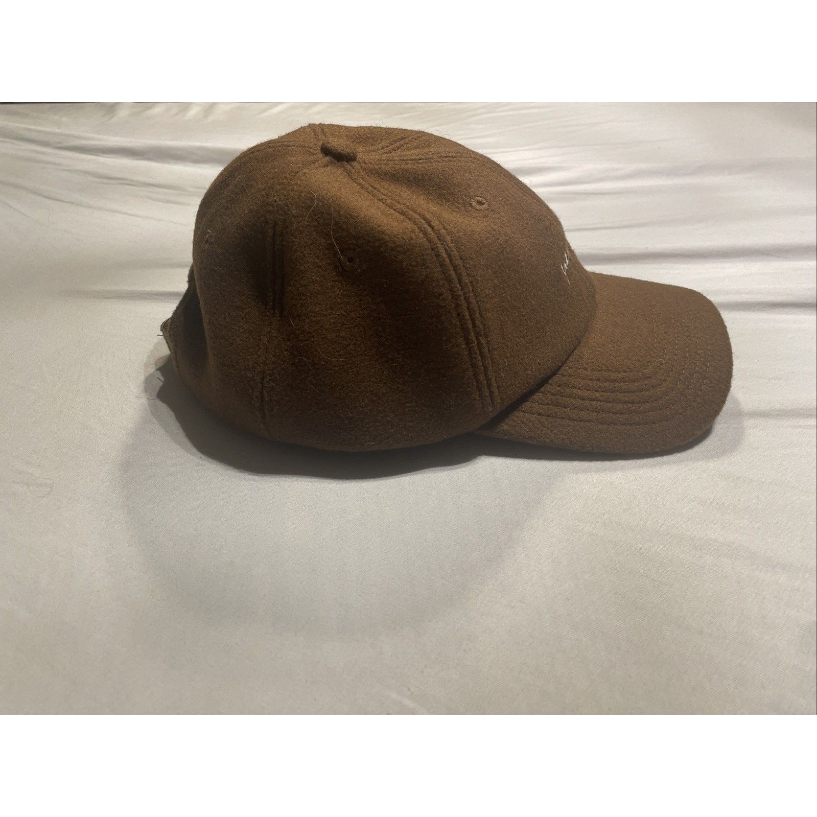 Yardsale Skateboards Brown Faux Suede Script Logo 6 Panel Hat Cap Adjustable — image 4 of 6